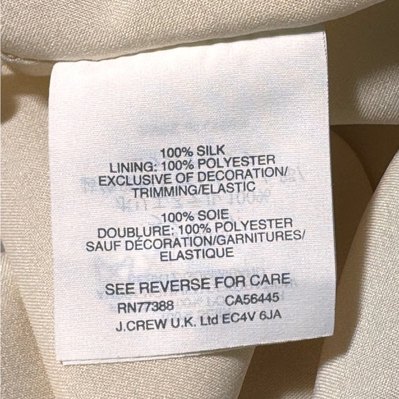 Madewell Silk Clover Button-Front Dress in Fresh Strawberries Size 8 - Picture 10 of 12